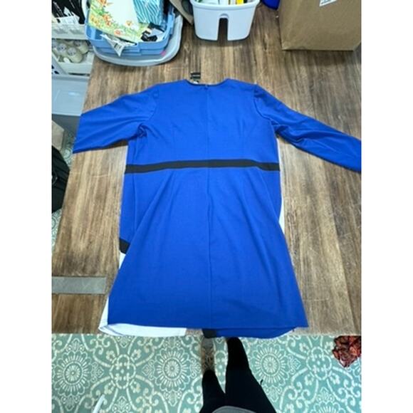 NWT!!Ashley Stewart Asymmetrical Dress, color Blocks,Final Sale,Work Wear,Office - Picture 8 of 8